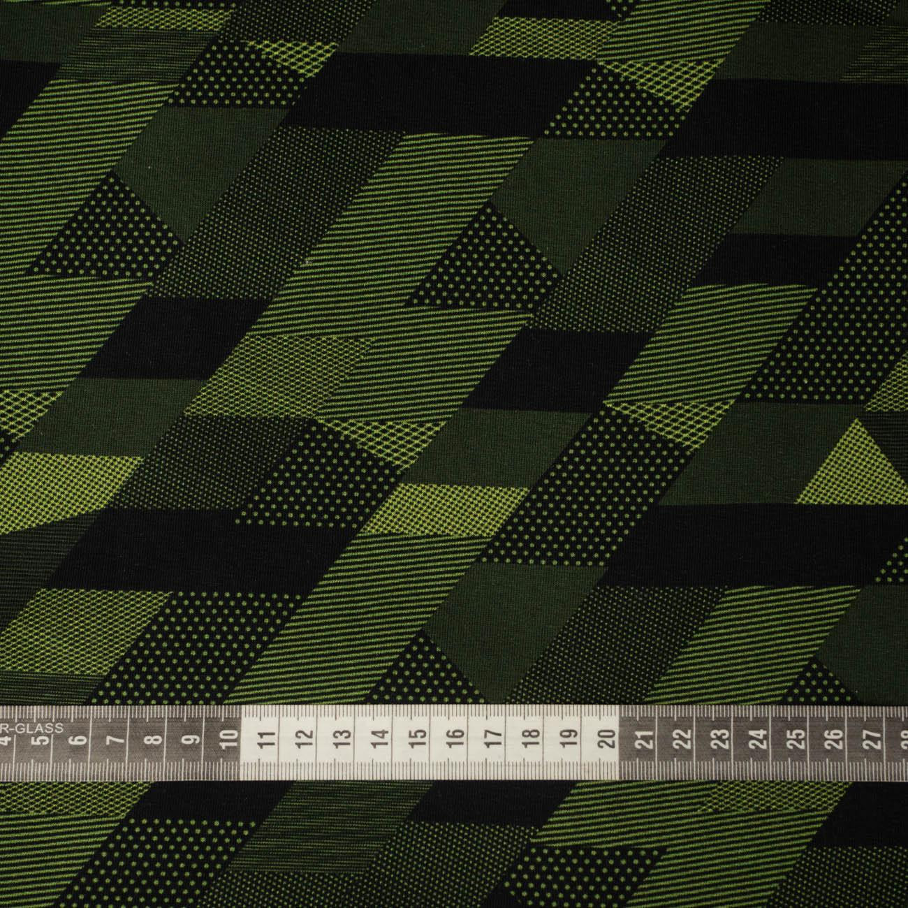 GEOMETRISCHER CAMOUFLAGE M. 1 - Single Jersey Sommersweat