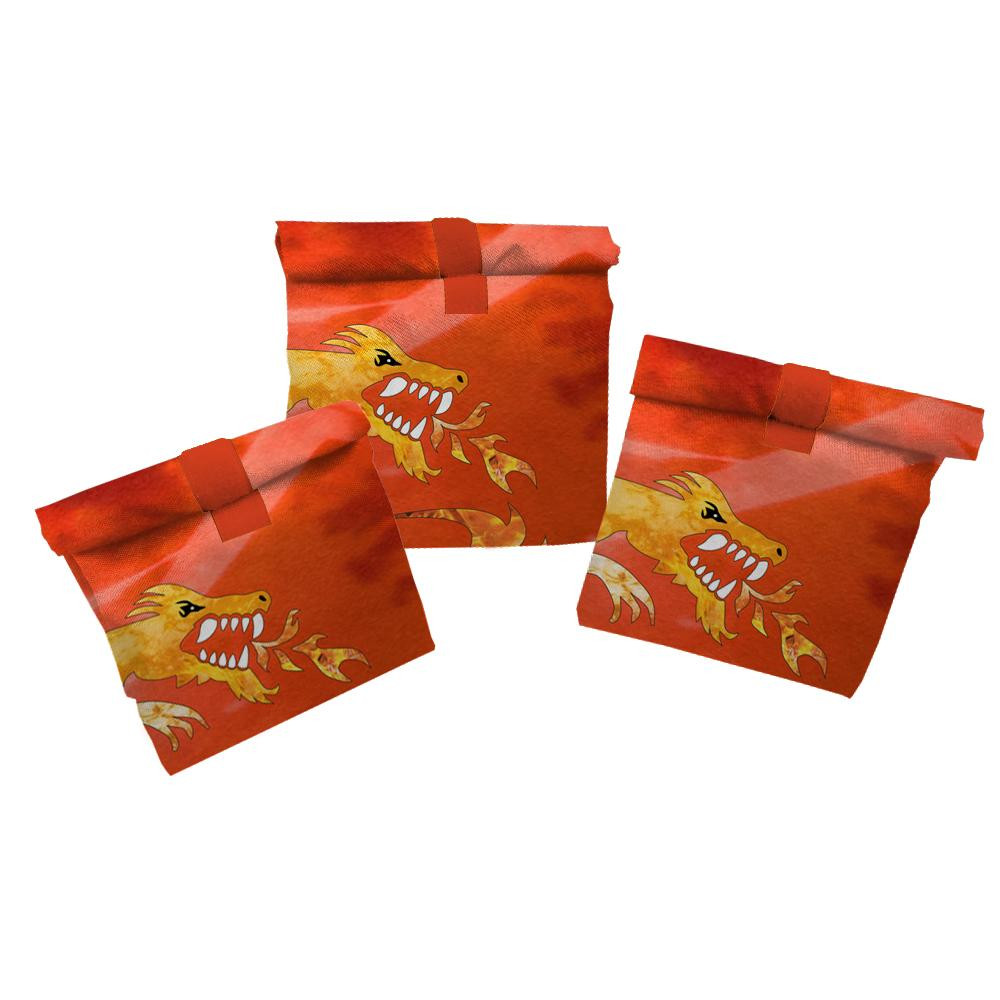 LUNCHBAG - ROTER NINJA / Größe nach Wahl