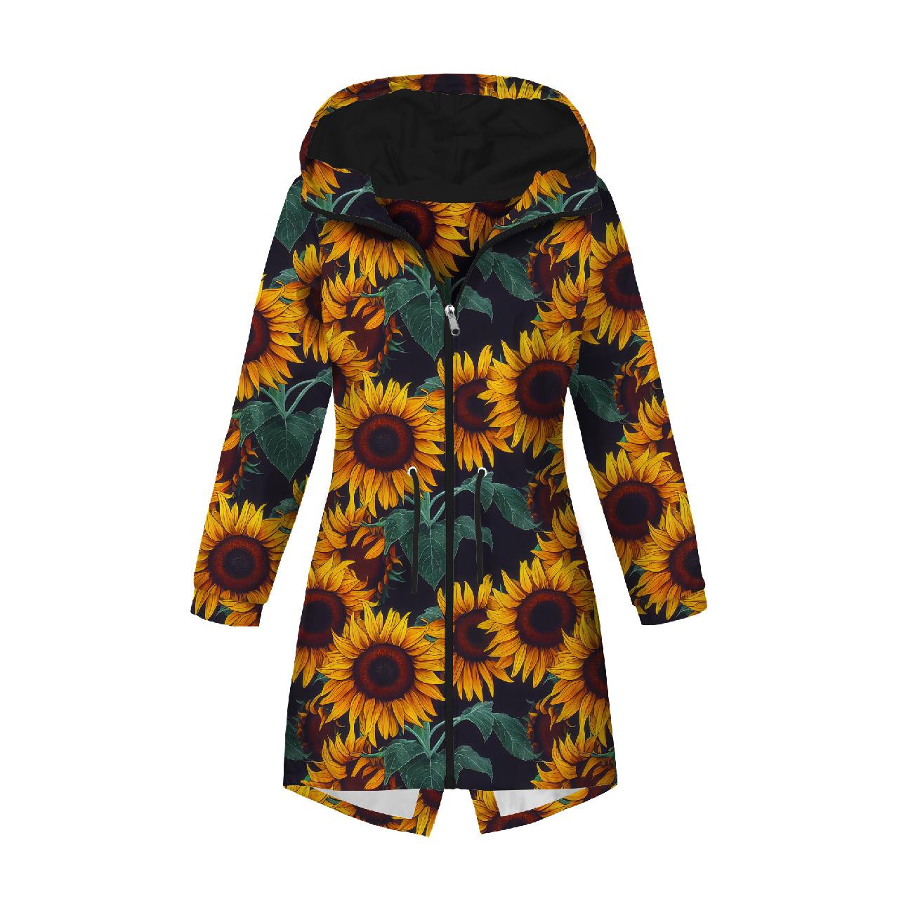 DAMENPARKA (ANNA) - GEMALTE SONNENBLUMEN M. 1 - Nähset