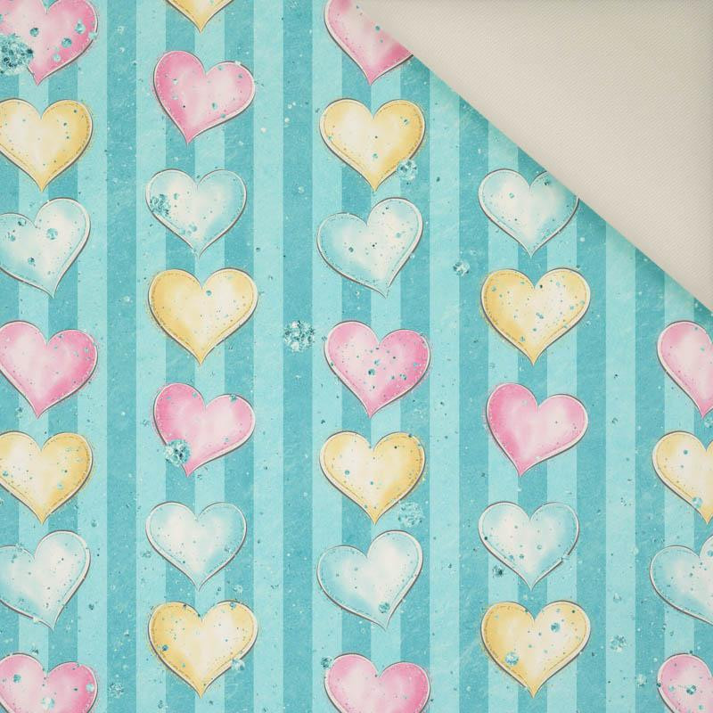 PASTELL HERZEN(WUNDERLAND)- Polster- Velours