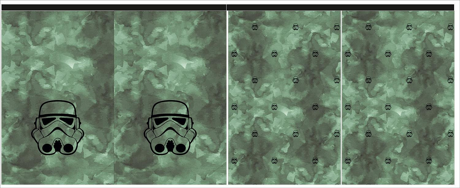 Geschenkbeutel - STORMTROOPER / CAMOUFLAGE m. 2 (olive) - Nähset 