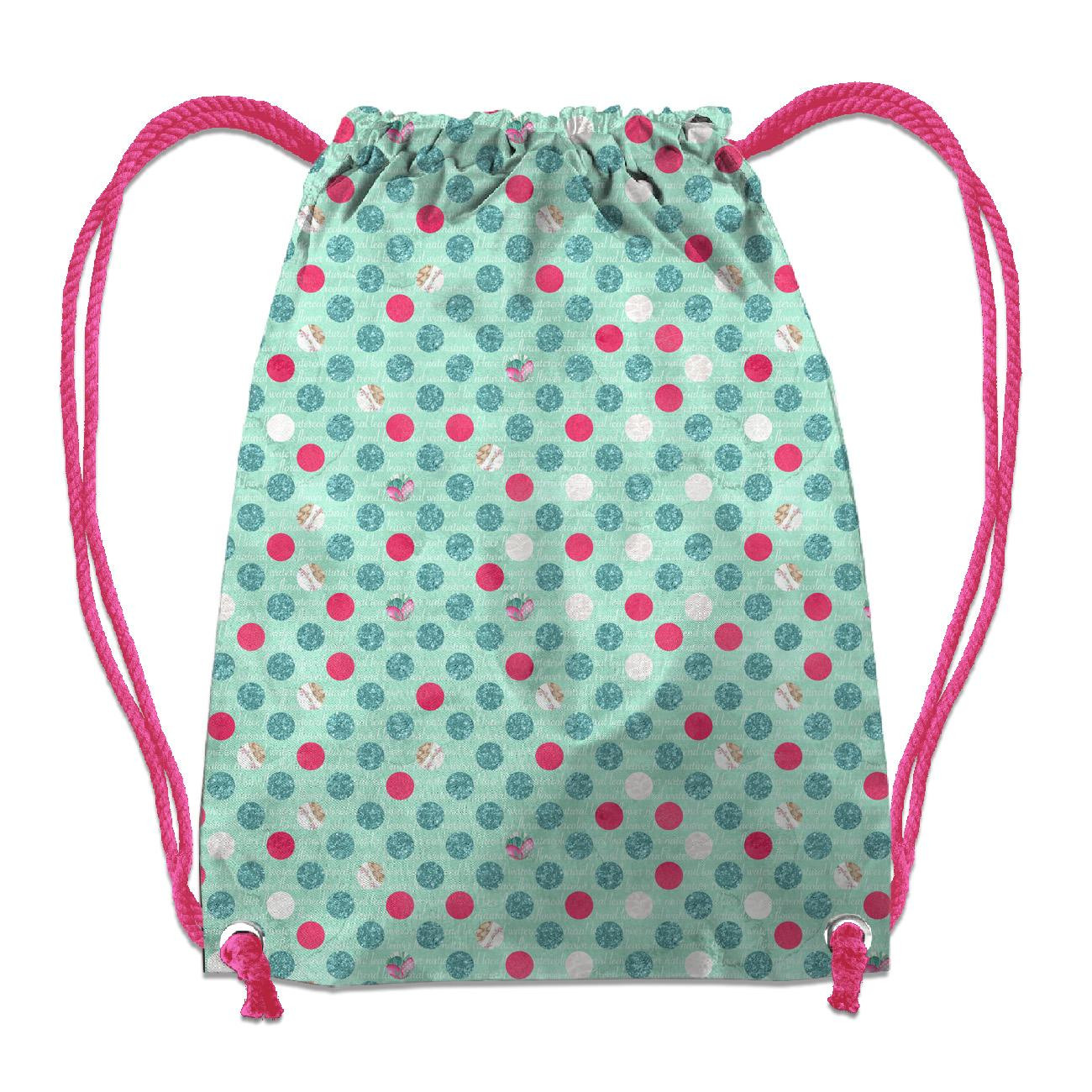 TURNBEUTEL - GLITZER DOTS  Ms. 3 - Nähset