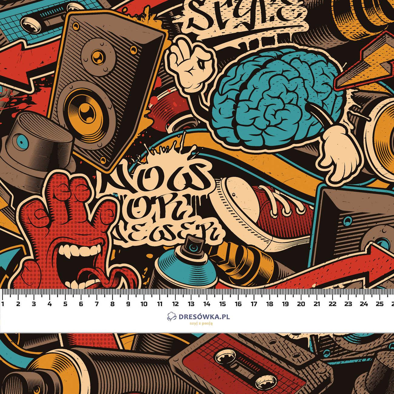 STREET STYLE MST. 7 - leichte Maschenware angeraut