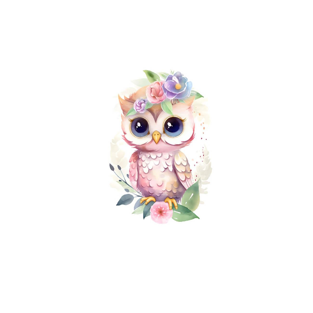 BABY OWL - Paneel (75cm x 80cm)