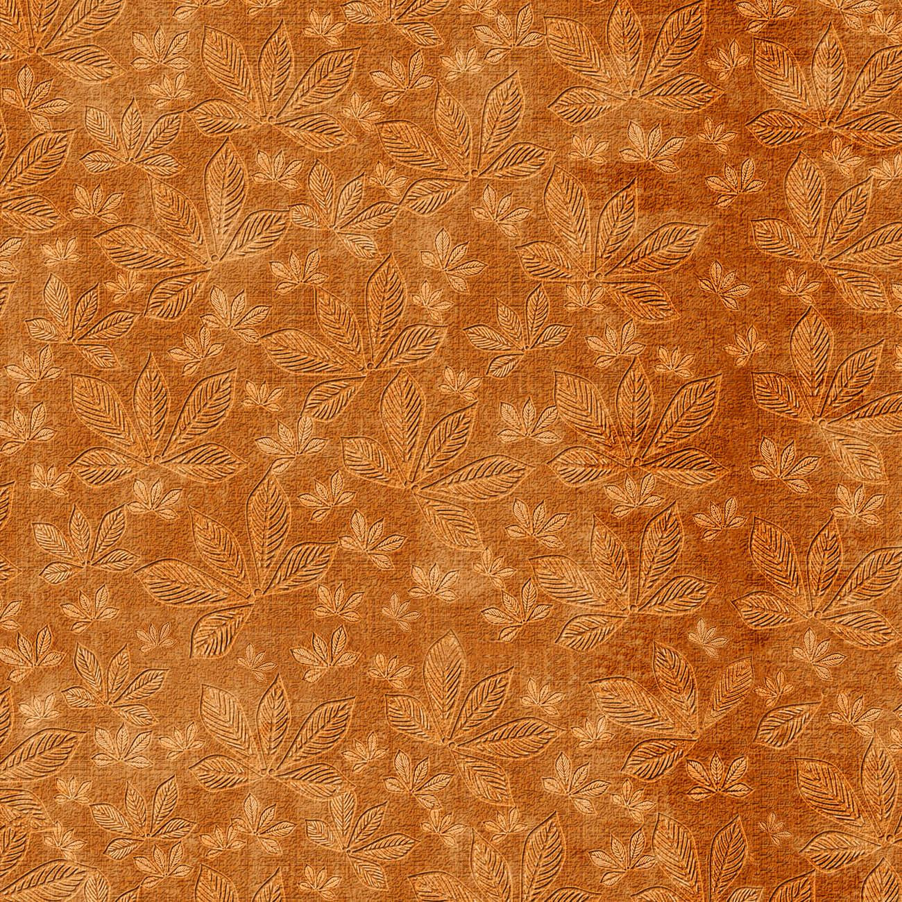 KASTANIENBLÄTTER Ms. 2 / orange (HERBSTFARBEN)