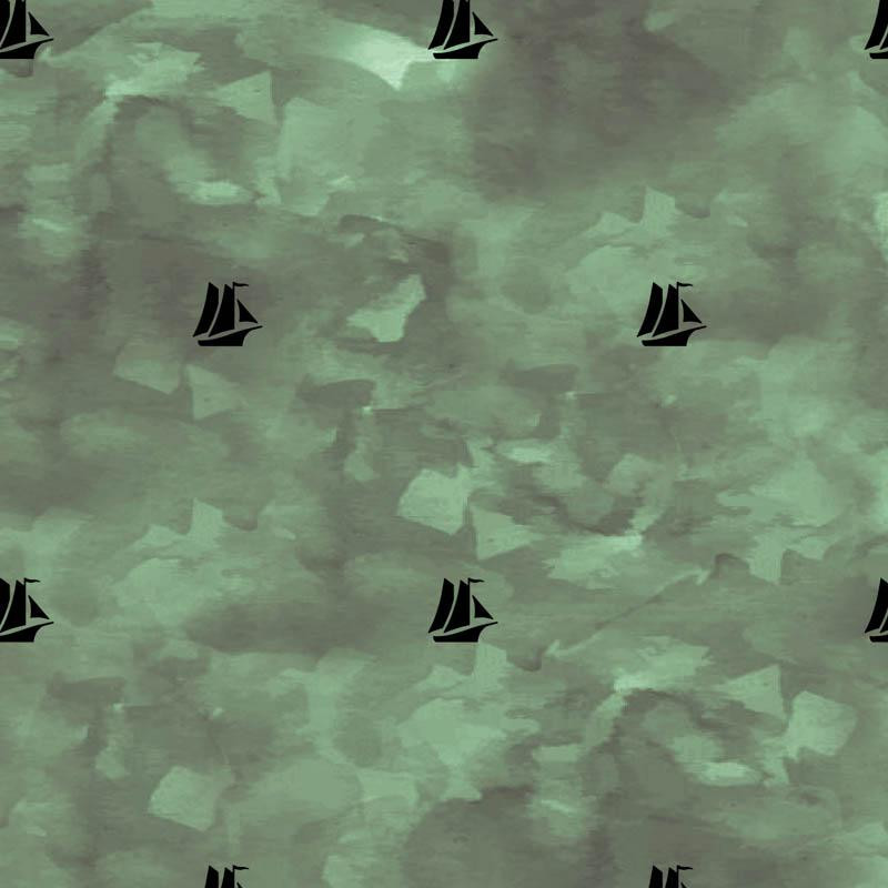 SEGELSCHIFFE (minimal) / CAMOUFLAGE m. 2 (olive)