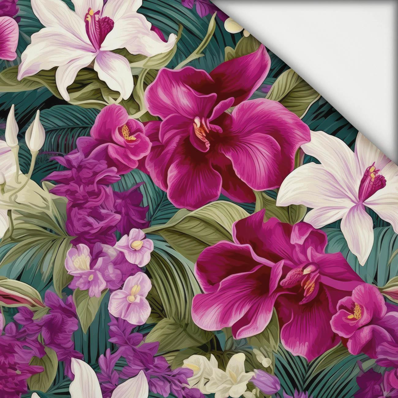 EXOTIC ORCHIDS MS. 6 - leichte Maschenware angeraut