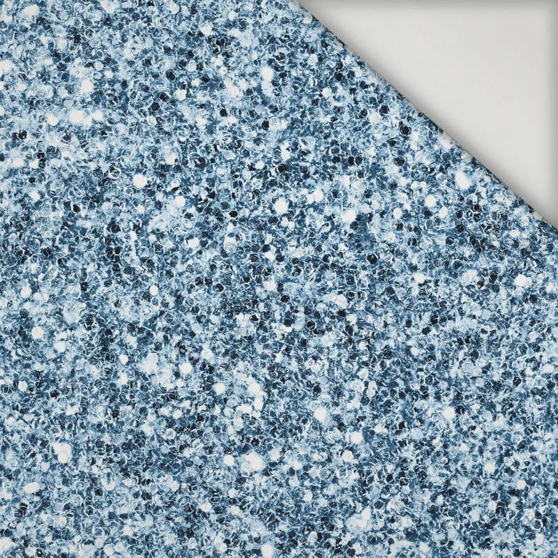 MEERESBLAUER GLITTER (LIBELLEN UND PUSTEBLUMEN) - Lycra 300g
