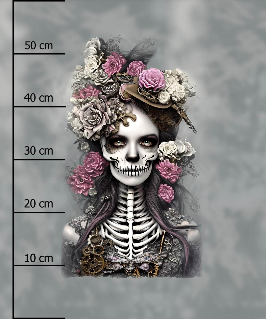 GOTHIC GIRL - Paneel (60cm x 50cm) Wasserabweisende Webware