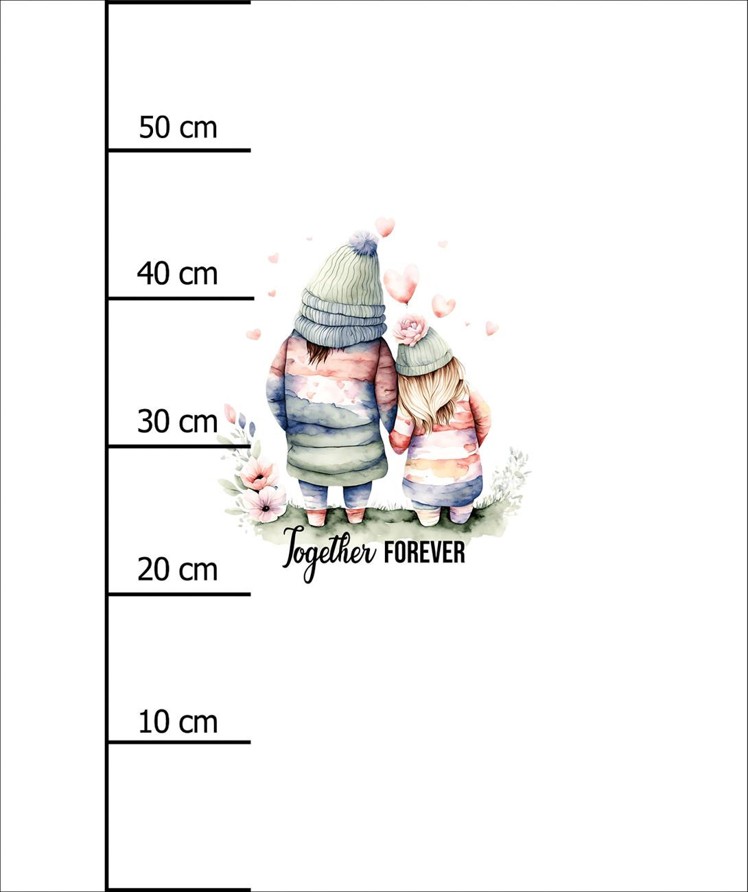 TOGETHER FOREVER - Paneel (60cm x 50cm) Wasserabweisende Webware