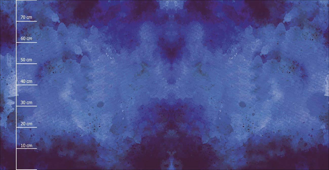 DARK BLUE SPECKS - Paneel (80cm x 155cm) Wasserabweisende Webware