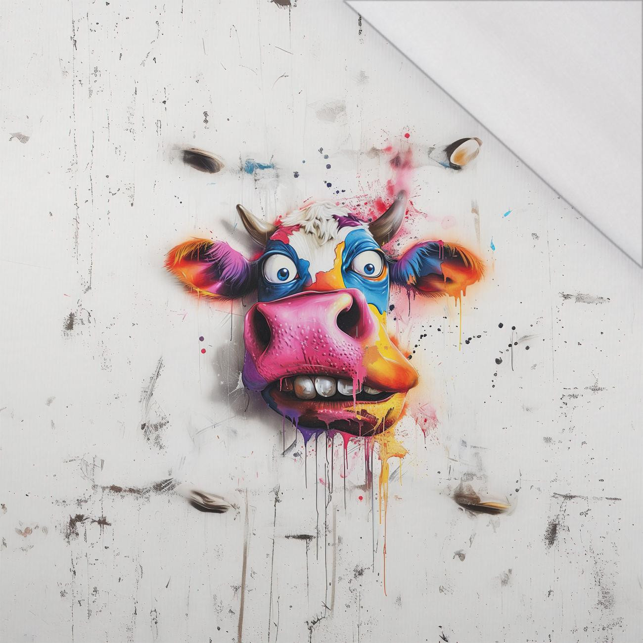 CRAZY COW - Paneel (60cm x 50cm) SINGLE JERSEY 