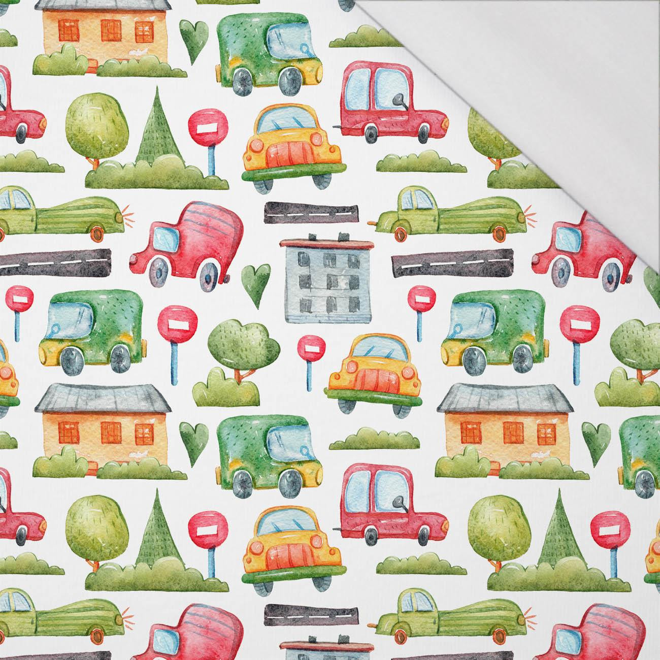 IN DER STADT M. 1 (STADT WELT) - bio single jerset mit Elastan Sommersweat