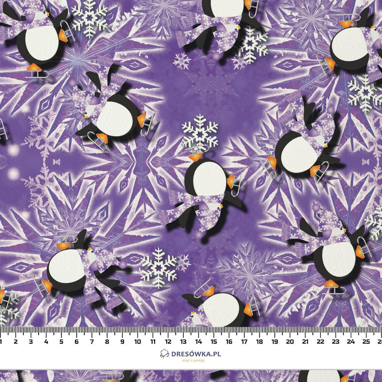 100cm PINGUINE MIT SCHLITTSCHUHEN (PINGUINE) - bio single jerset mit Elastan