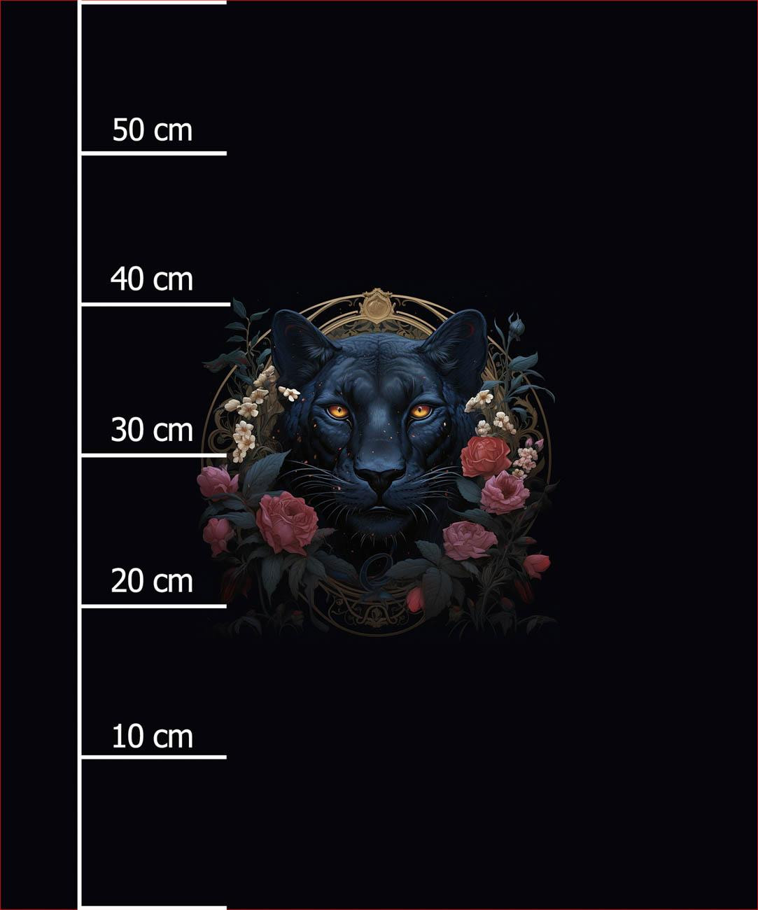 GOTHIC PANTHER - Paneel (60cm x 50cm) Wasserabweisende Webware