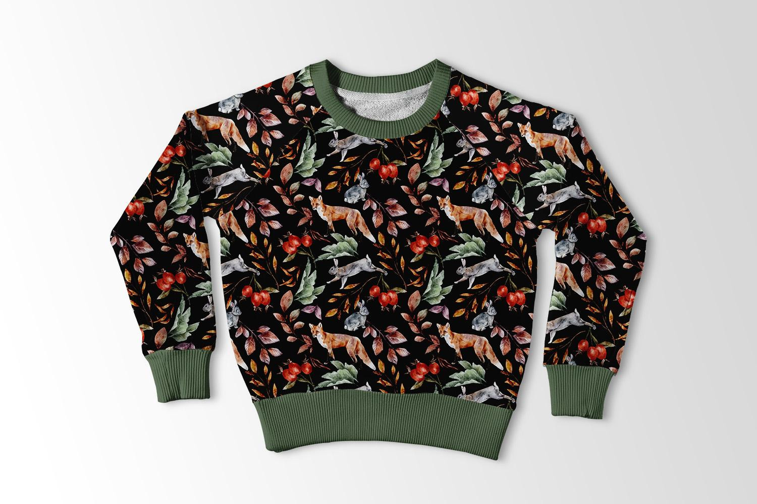 WALDTIERE M. 2 / SCHWARZ (BUNTER HERBST) 
