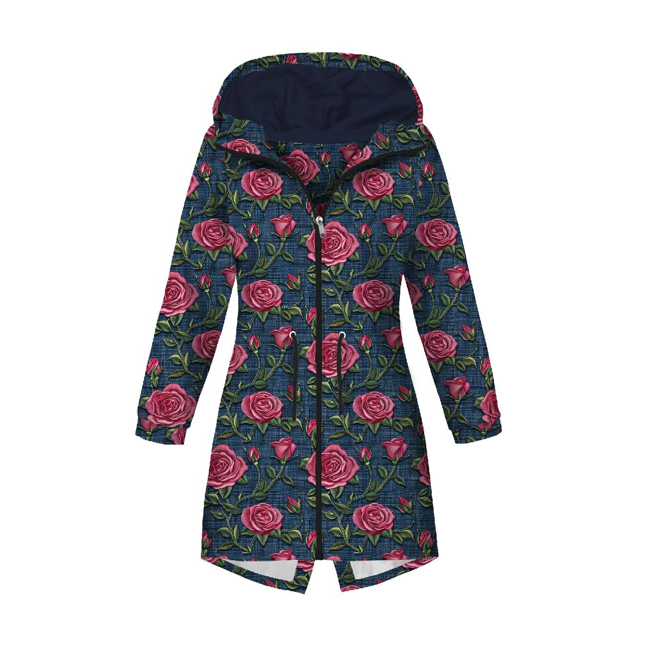 DAMENPARKA (ANNA) - FLOWERS 3D WZ. 10 - Nähset