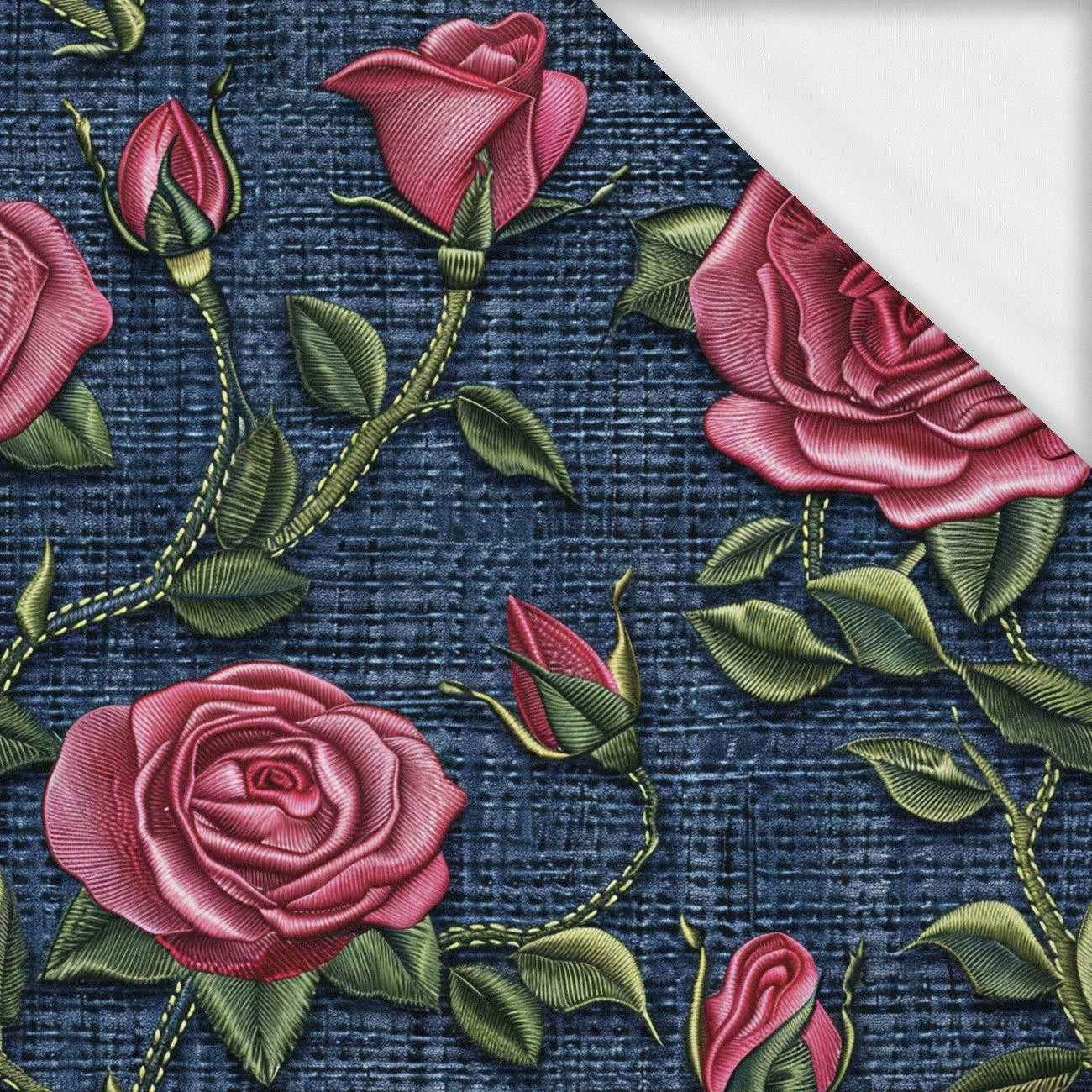 FLOWERS 3D M.10- Single Jersey mit Elastan ITY