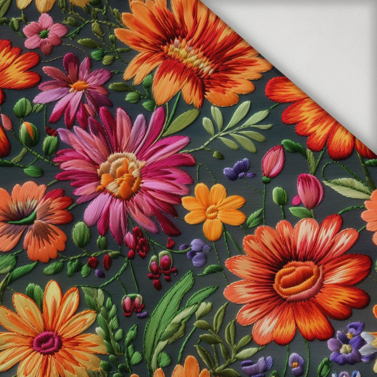 FLOWERS 3D M. 2 - Lycra 300g