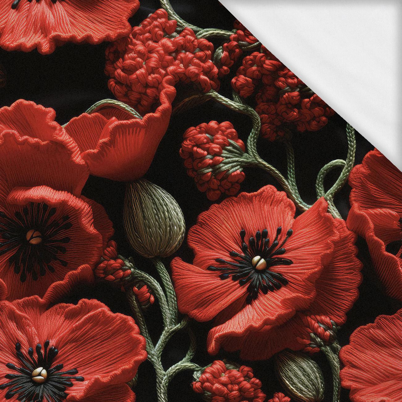 FLOWERS 3D M. 7- Single Jersey mit Elastan ITY