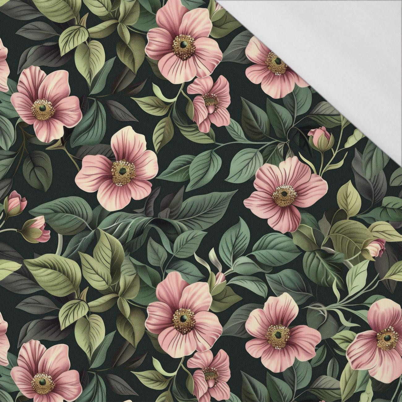 FLOWERS wz.19- Single Jersey mit Elastan ITY