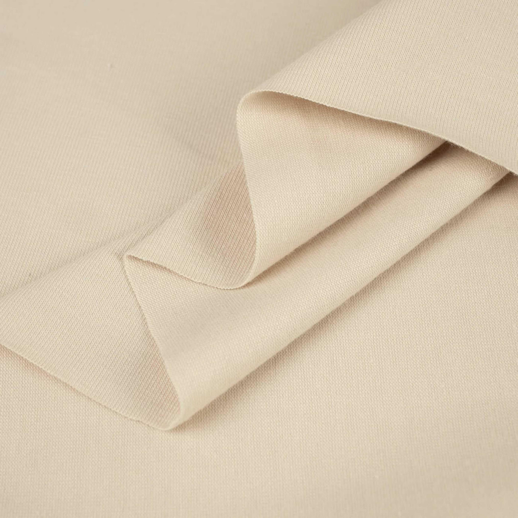D-207 STROH BEIGE - single jersey mit elastan TE210