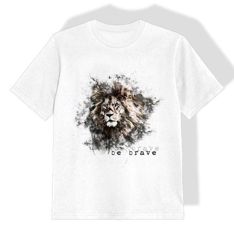 KINDER T-SHIRT- BE BRAVE (BE YOURSELF) -  Single Jersey