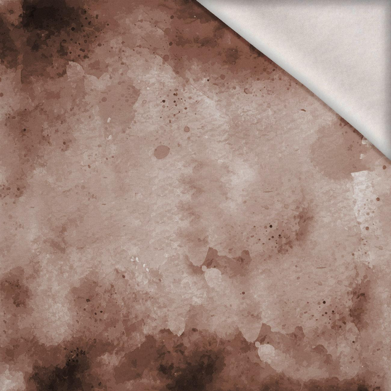 CAMOUFLAGE/ Mocha Mousse  - leichte Maschenware angeraut