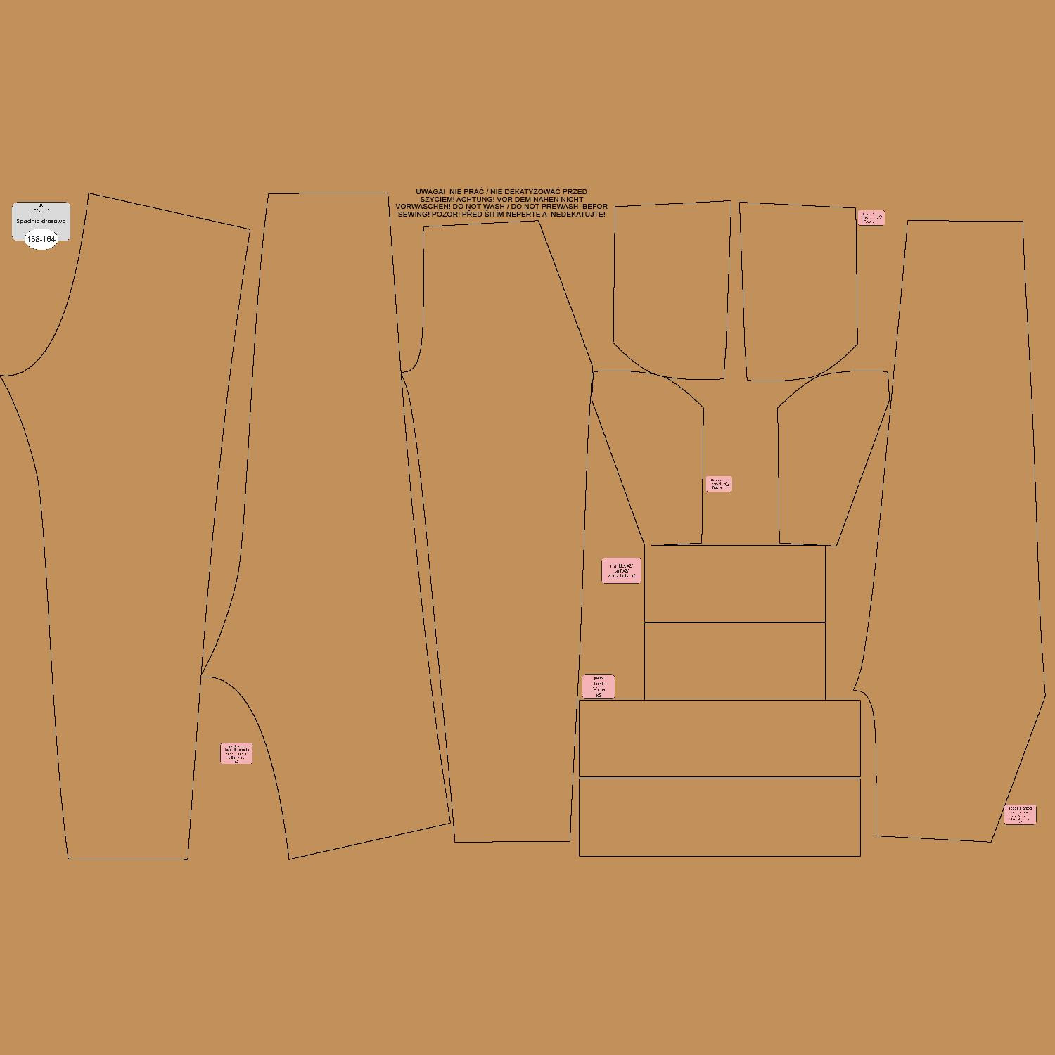 KINDER-JOGGINGHOSE (LYON) - B-03 ICED COFFEE - Sommersweat