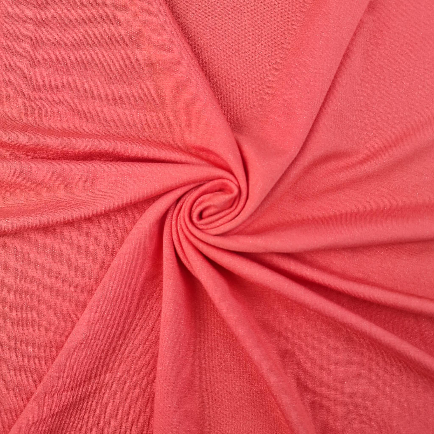 Viskose-Sommersweat - KORALLENROT D-24