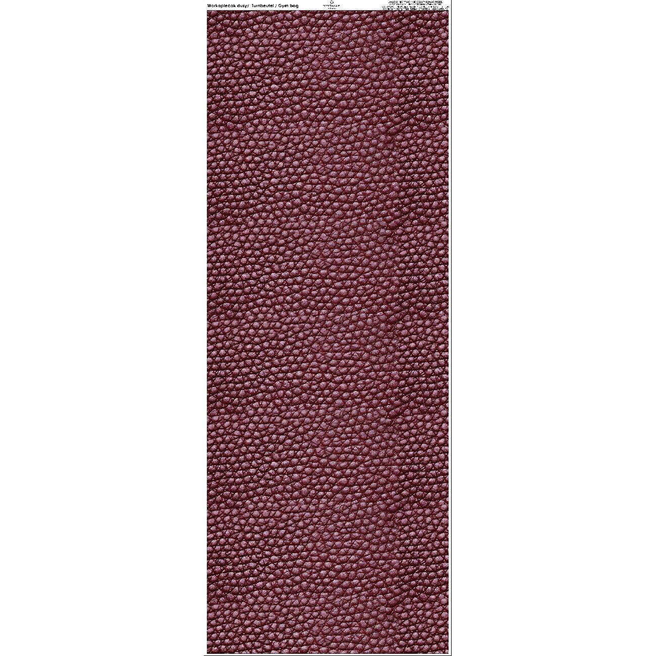 TURNBEUTEL - LEATHER PATTERN MS.9 - Nähset