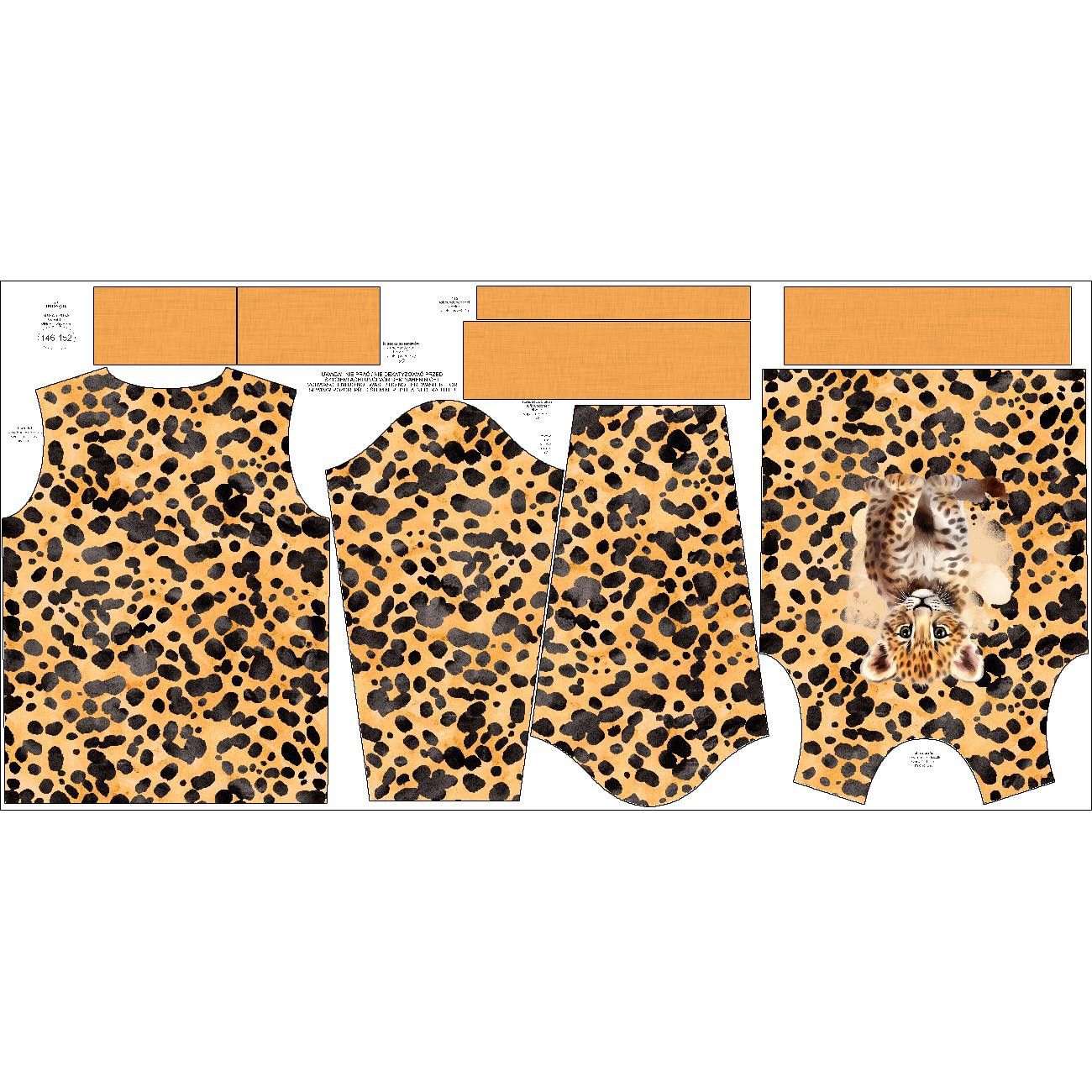 KINDER SWEATSHIRT (NOE) - LITTLE LEOPARD - Nähset