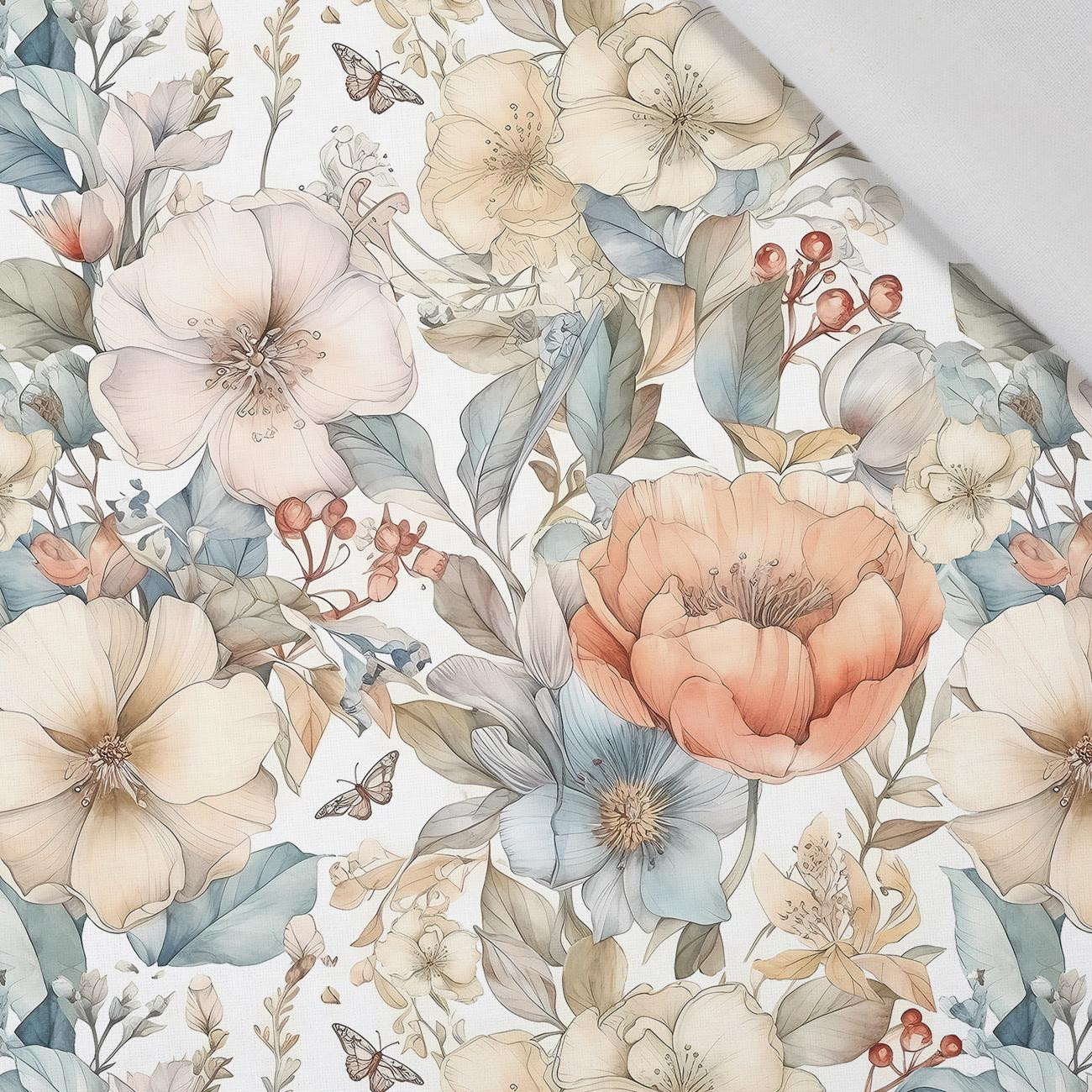 PASTEL FLOWERS WZ.15 - Baumwoll Webware