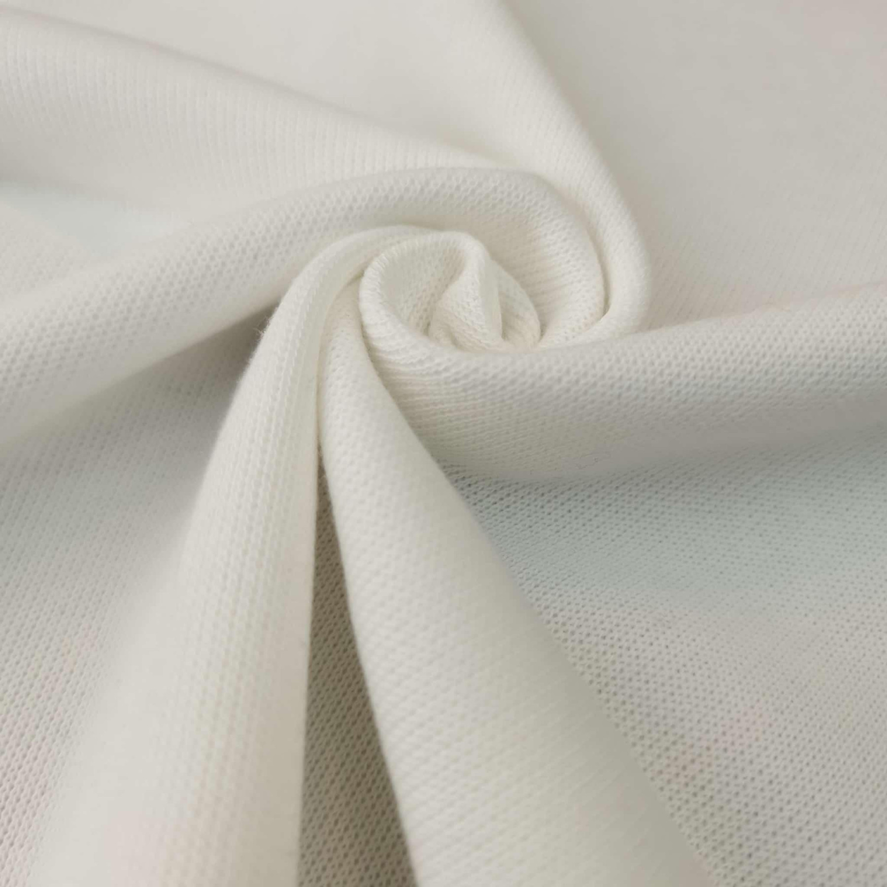 Baumwoll-Strick-Sweat "Margot" - ECRU (natur)