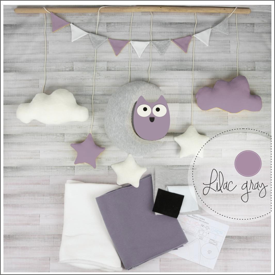 DIY KIT GIRLANDA - EULE + Papiermuster