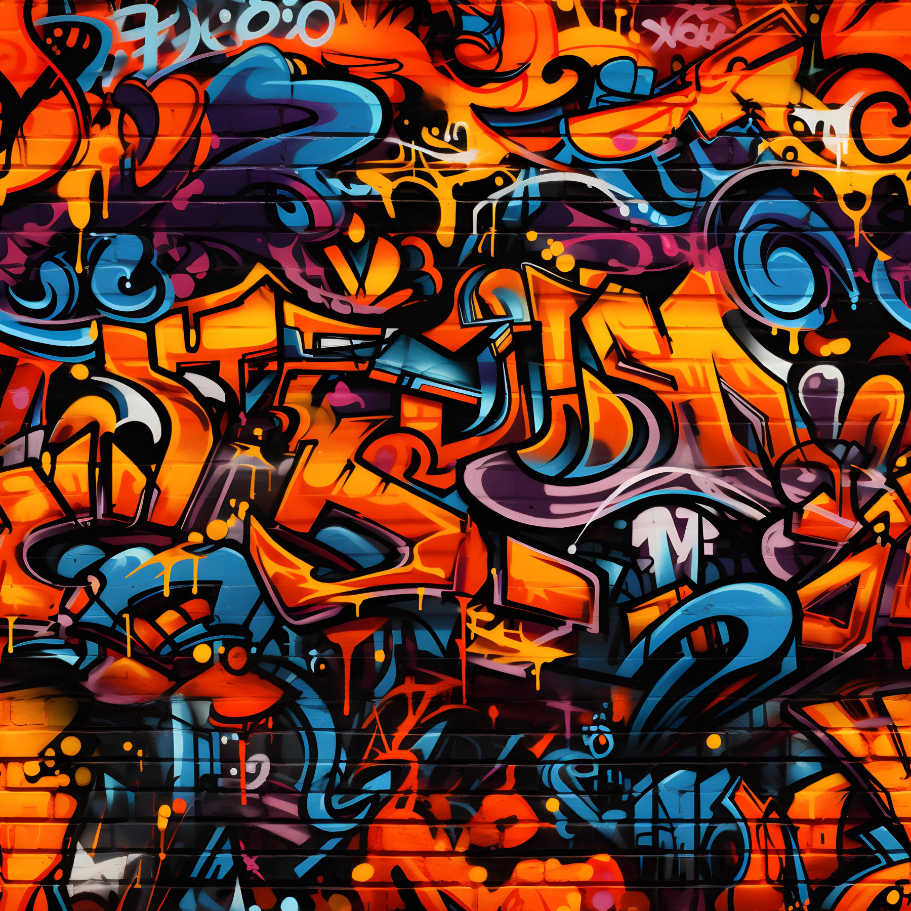 STREET GRAFFITI wz.1 - Wasserabweisende Webware
