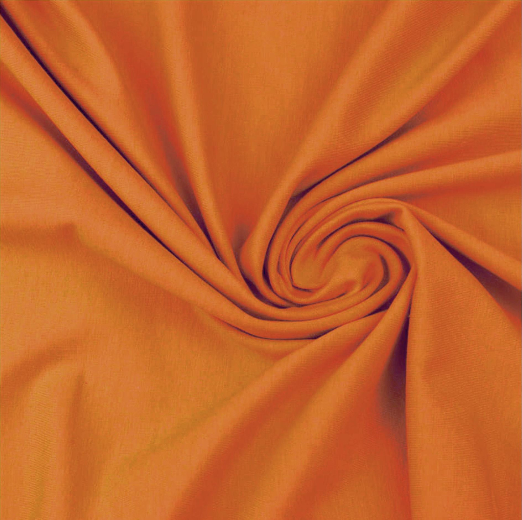 2-PACK - BASIC KINDER T-SHIRT - ZIEGEL (DARK ORANGE)- Nähset