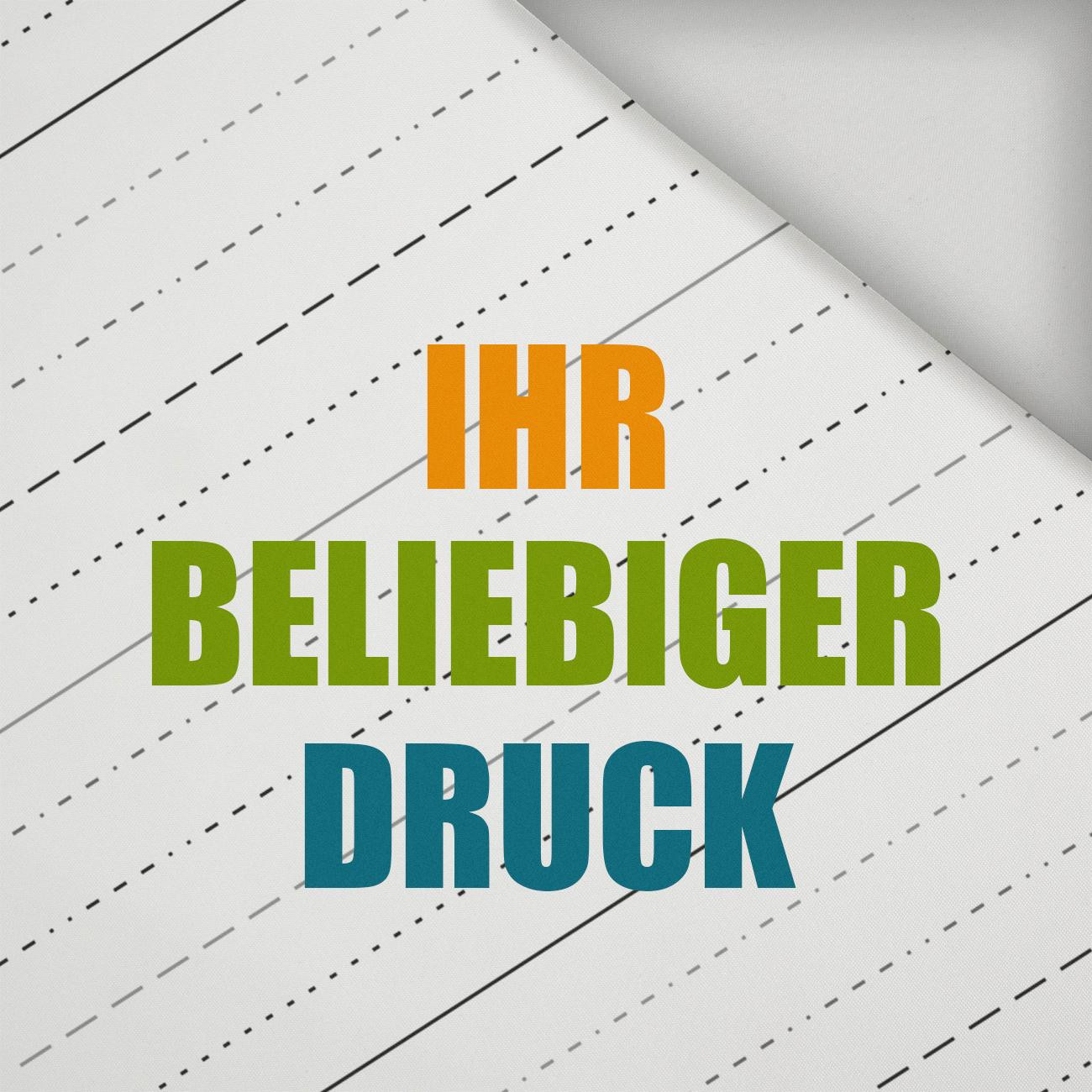 STOFF MIT EIGENEM AUFDRUCK - schnelltrocknende Webware