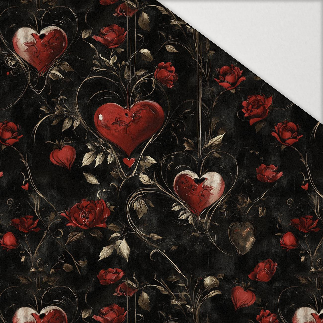 VALENTINE'S DAY 9 - leichte Maschenware angeraut