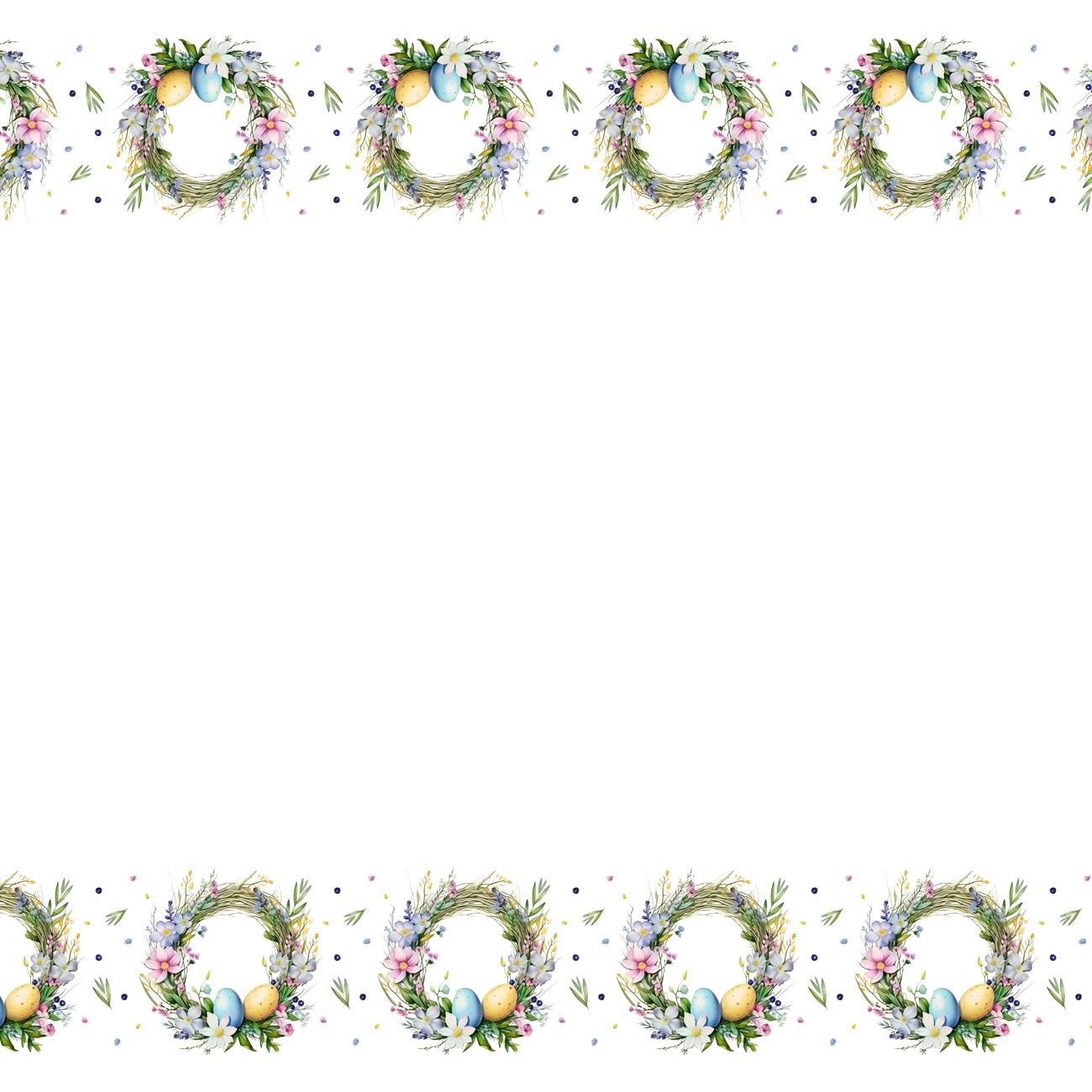 EASTER WREATH M. 1 - Webware für Tischdecken