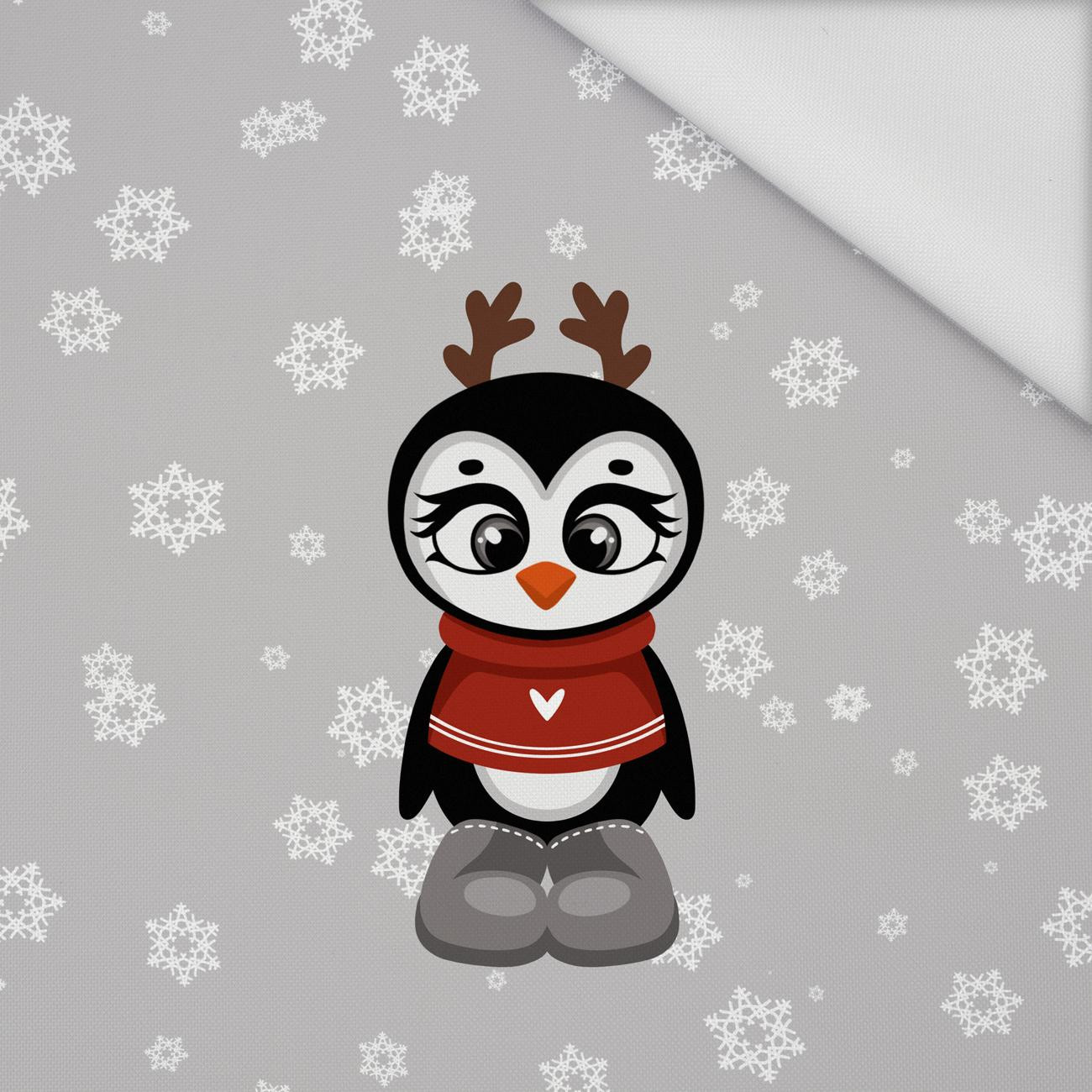 WINTER ANIMALS wz.7 - panel (60cm x 50cm) Wasserabweisende Webware