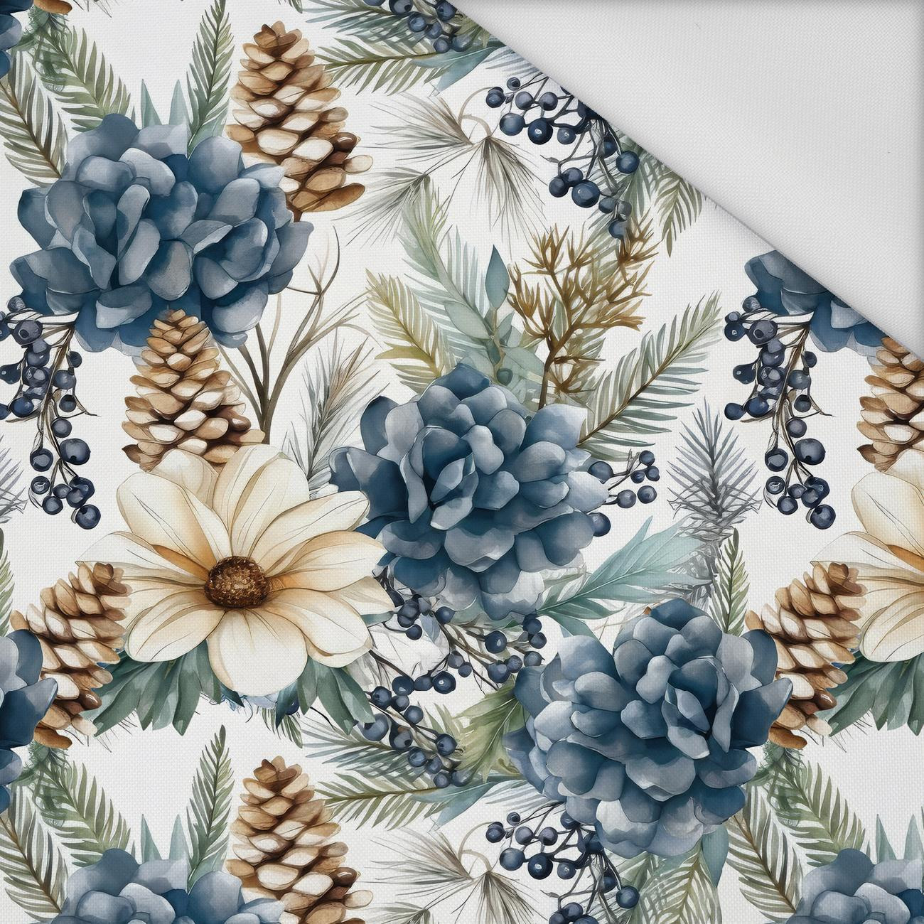 WINTER FLOWERS WZ.10 - Wasserabweisende Webware