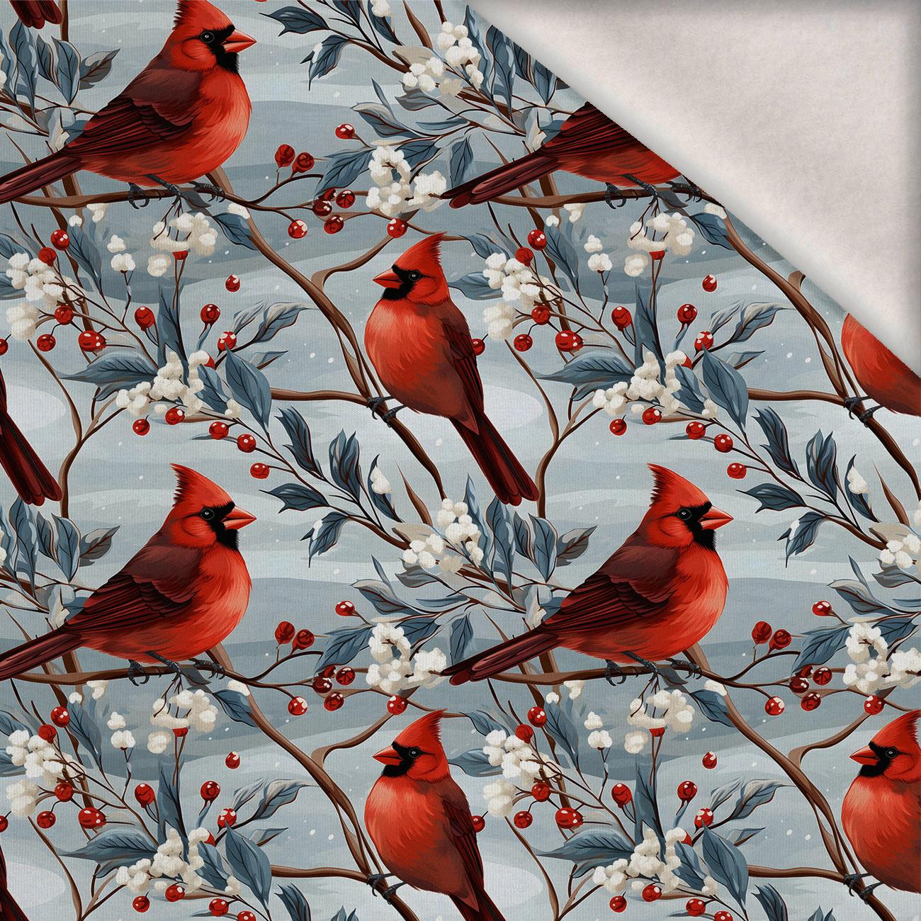 WINTER FLOWERS WZ.15 - Wintersweat angeraut mit Elastan ITY