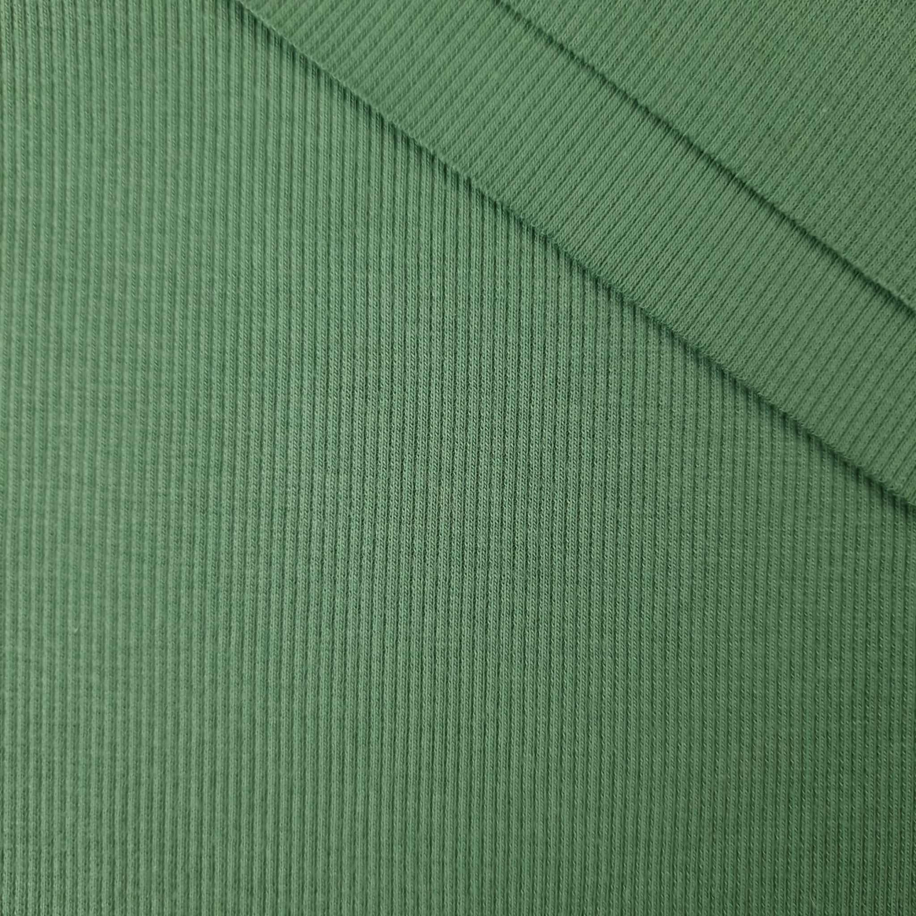 Strickware gerippt - DUNKELGRÜN (D-068)