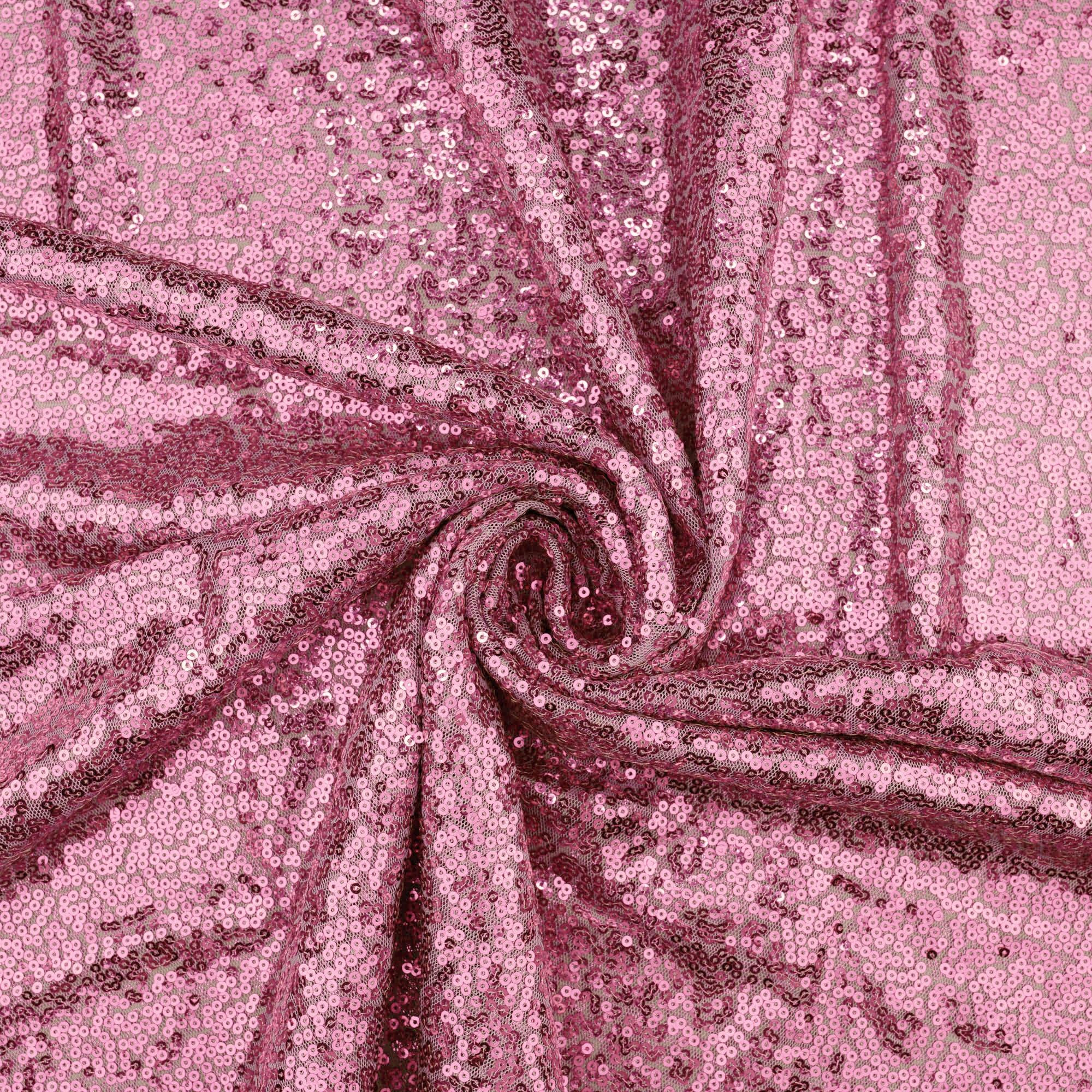 Paillettenstrick, rosa