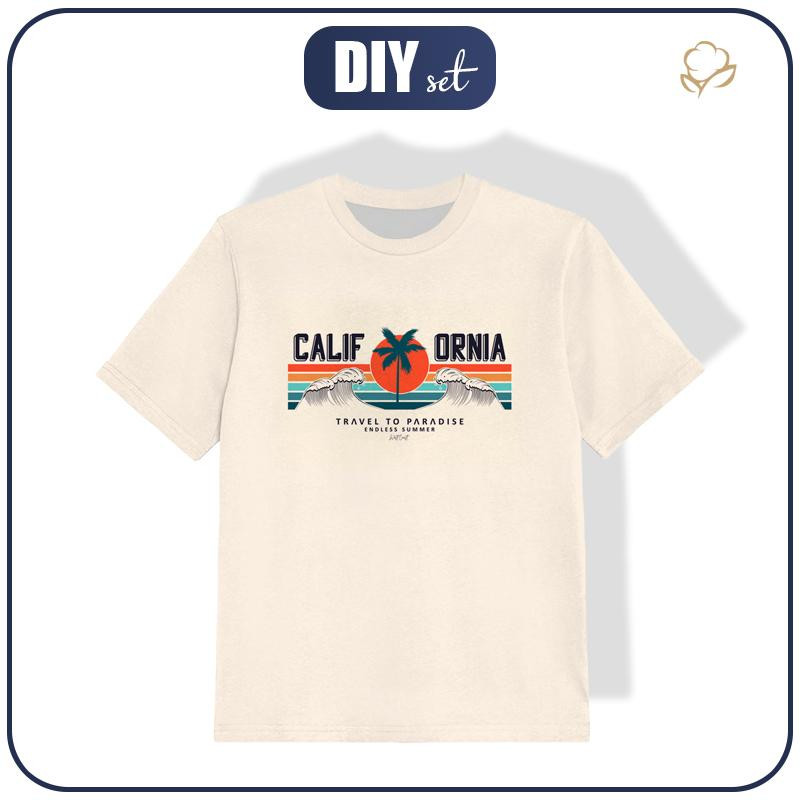 KINDER T-SHIRT - CALIFORNIA Ms. 1 / beige - Single Jersey