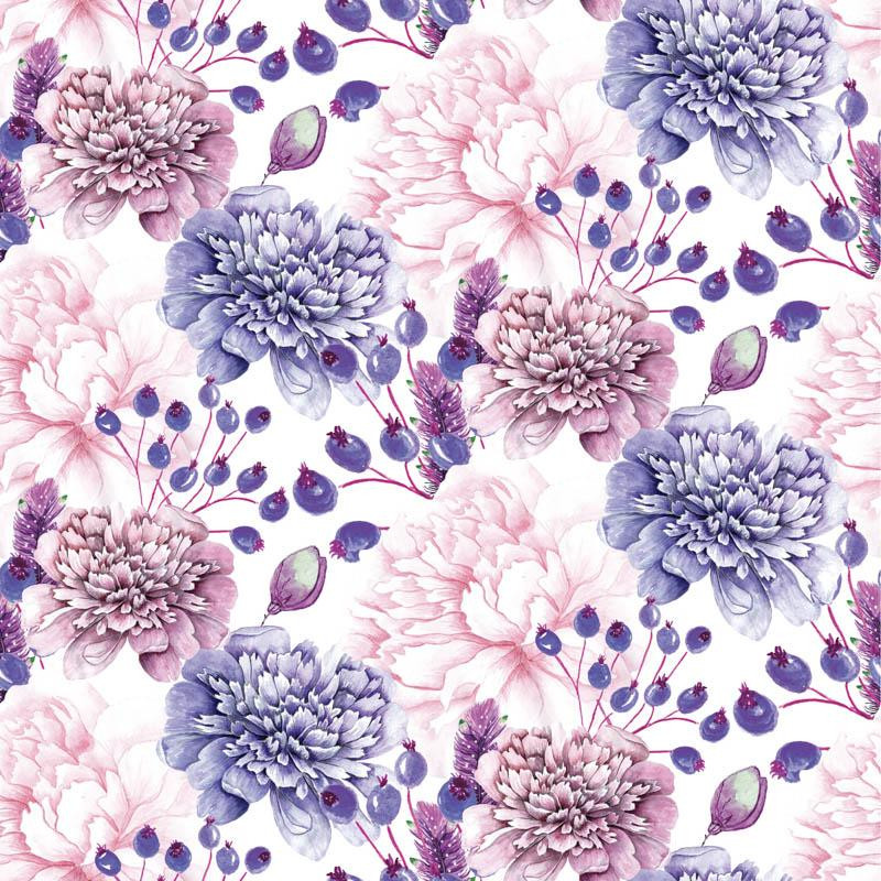 VIOLETTE PFINGSTROSEN (AUF DER WIESE)