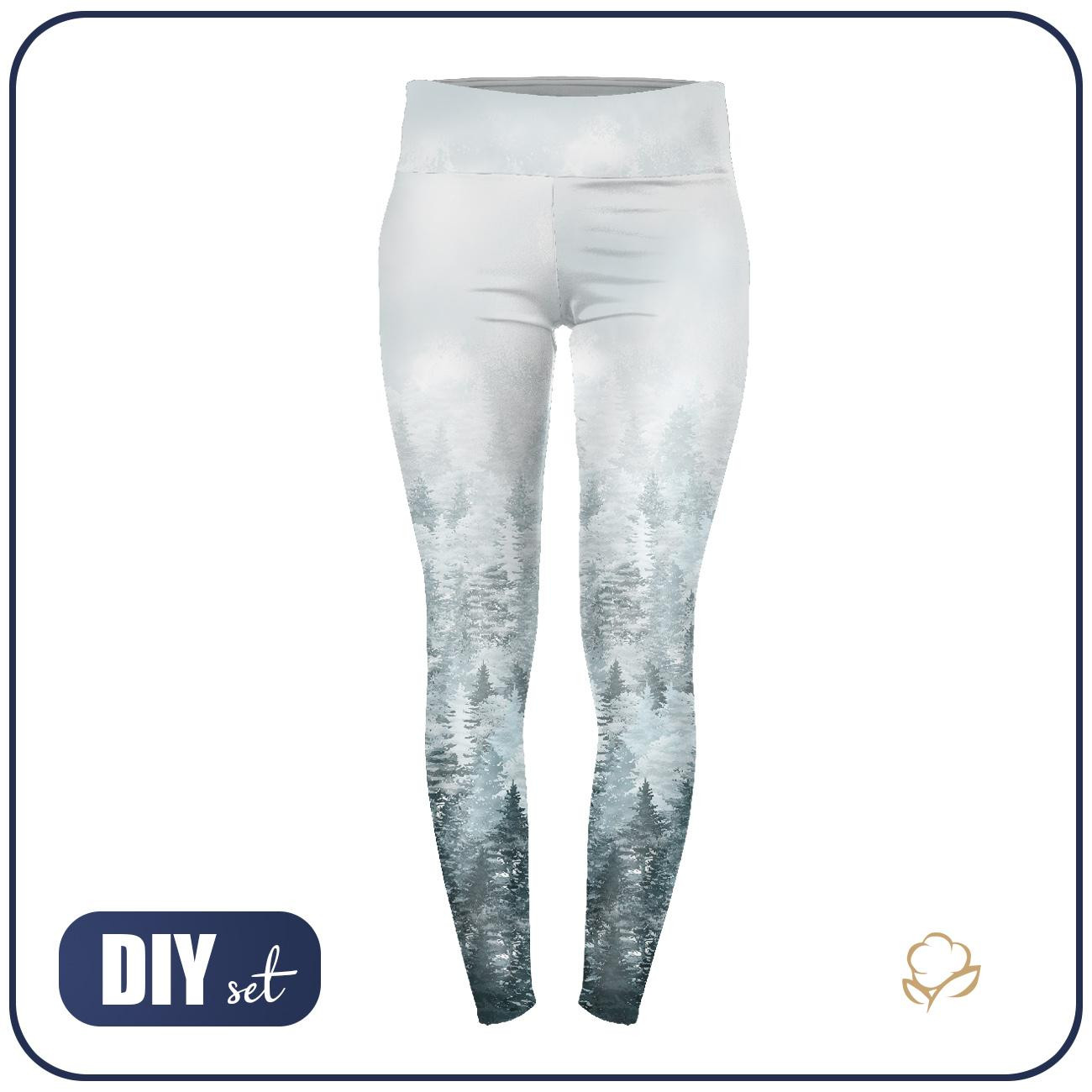 SPORTLEGGINGS - WALD OMBRE (WINTER IM GEBIRGE)