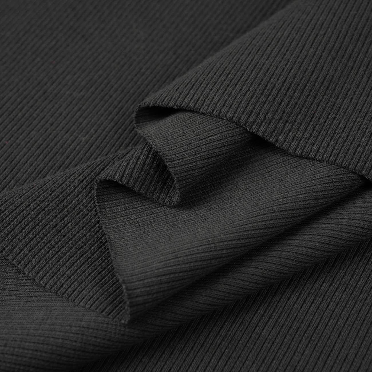 Strickware gerippt - GRAPHITE (D-88) 