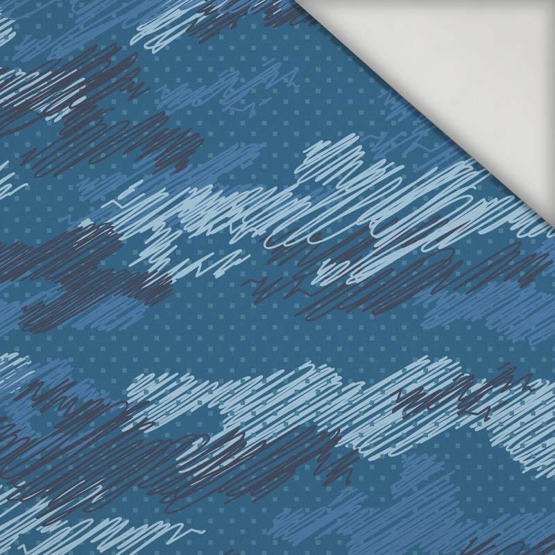 CAMOUFLAGE - Kritzelei / classic blue - Lycra 300g